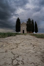 Chapel Vitaleta, Tuscany by Petra vd Berg