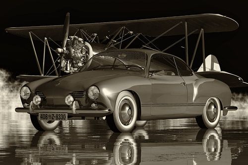 Volkswagen Karmann-Ghia uit 1959 een legendarische auto