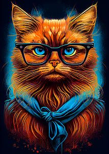hipster cat Felix #cat