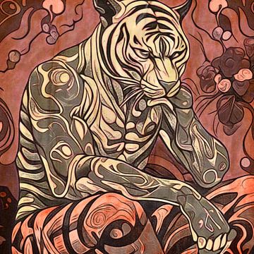 The Tiger, Motiv 1 von zam art