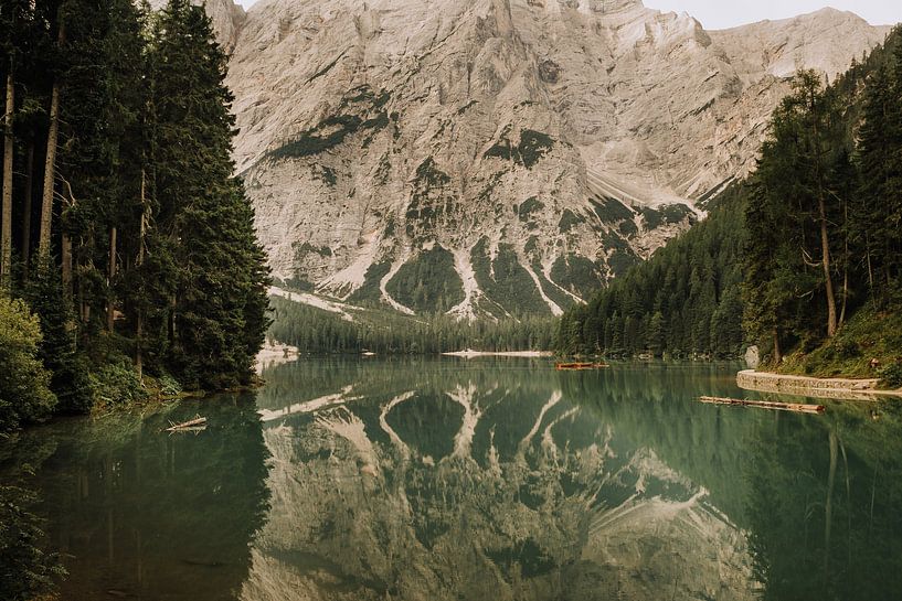 Lake Lago di braies by Nina Haverkamp