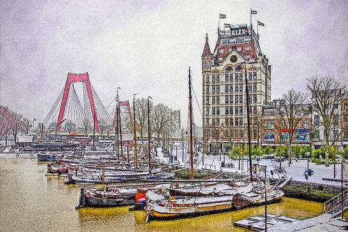 Winterbeeld Oude Haven