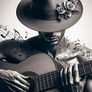 Man plays guitar by Bernhard Karssies thumbnail