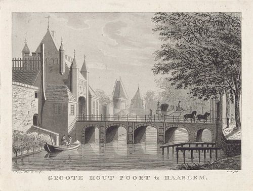 Walraad Nieuwhoff, Grote Houtpoort à Haarlem, 1800 - 1837