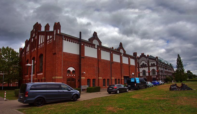 Panorama des bâtiments de la mine par Edgar Schermaul