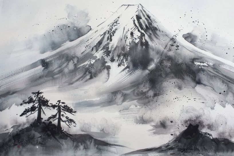 Mount Fuji by Poster Art Shop
