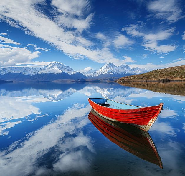 Boot romantiek van fernlichtsicht