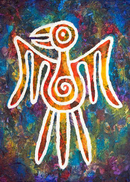 Maya aigle par Lida Bruinen