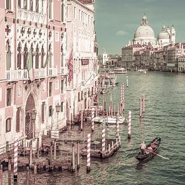 VENEDIG Canal Grande & Santa Maria della Salute | urbaner Vintage-Stil von Melanie Viola