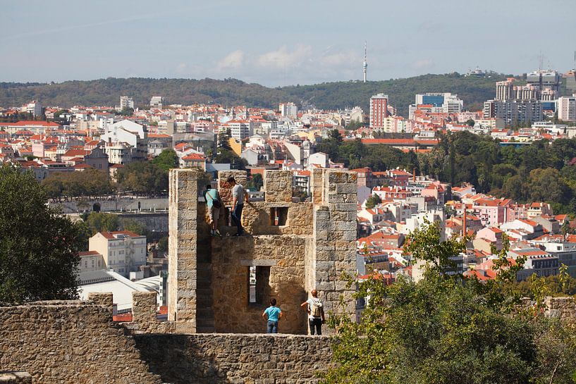 Tower of the Castelo Sao Jorge, Lisbon, Portugal by Torsten Krüger