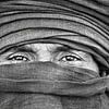 Algeria, near Djanet. Sahara Desert. Man from the Tuareg tribe. by Frans Lemmens