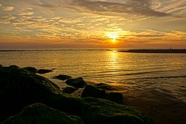 Zee, zon en strand van Dirk van Egmond