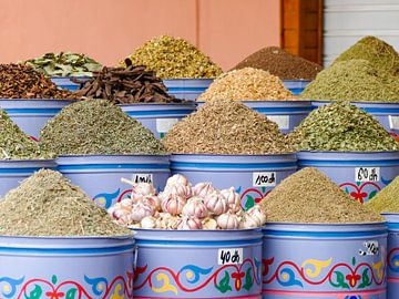 Kruiden in Marrakech van Petra Brouwer