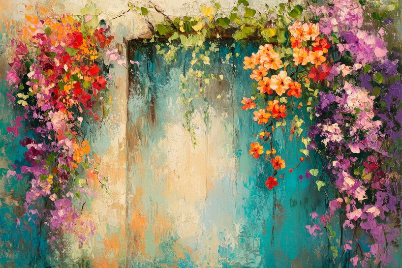 Blütenzauber Farbenpracht von Poster Art Shop