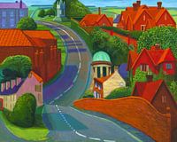 De weg naar York door Sledmere, 1997