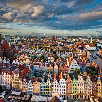 Altstadt von Danzig, Polen von Michael Abid