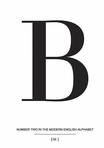 Buchstabe B