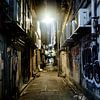 Oude stadswijk in Hong Kong van Eddy Westdijk