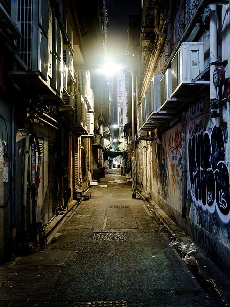 Altstadtviertel in Hongkong von Eddy Westdijk