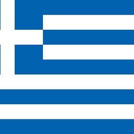 Drapeau grec sur De Vlaggenshop