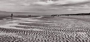 Patronen in het zand