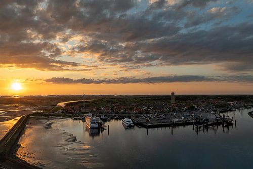 West-Terschelling in het avondlicht