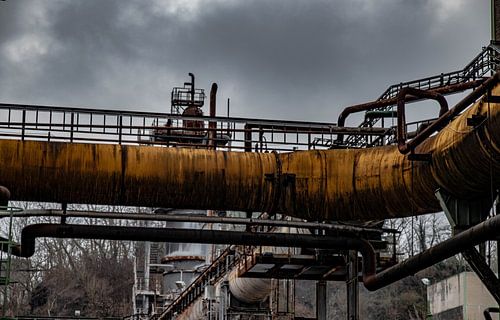 usine abandonnée dans la région de la ruhr