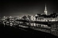 Maastricht Wyck bij Nacht van Rob Boon thumbnail