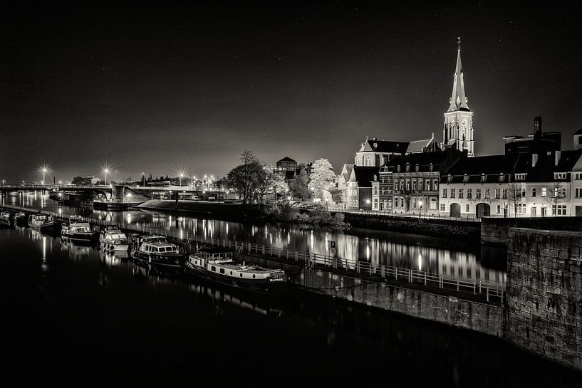 Maastricht Wyck bij Nacht van Rob Boon