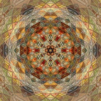 Madala in oranje en lichtgeel