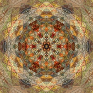 Madala in oranje en lichtgeel