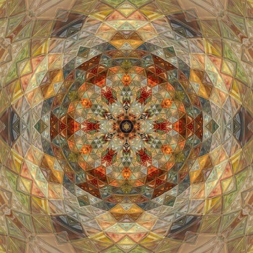 Madala in orange and light yellow