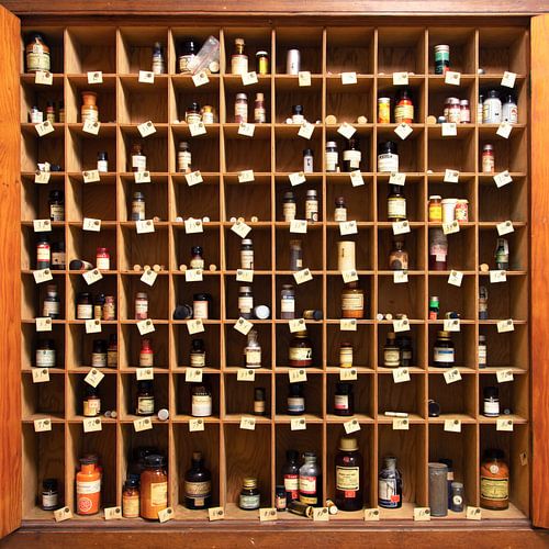 Old Chemicals cabinet