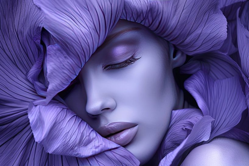 La femme au pouvoir des fleurs par Egon Zitter