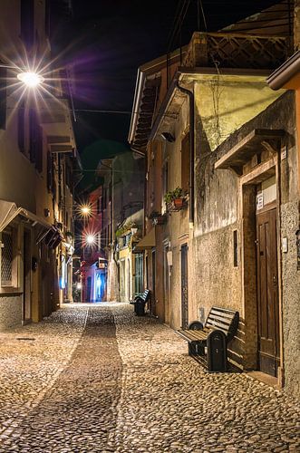 Nachtelijk steegje in Malcesine