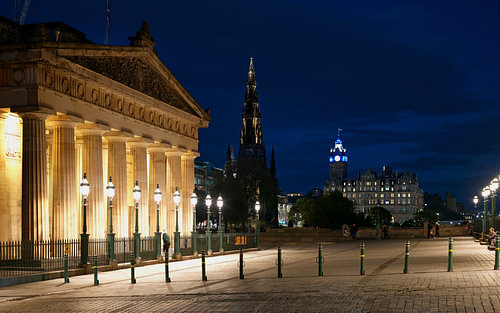 Edinburgh in Blue and Gold