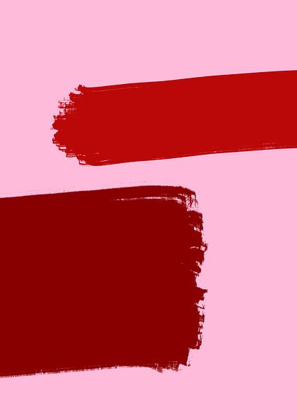 Crimson Strokes by Athene Fritsch