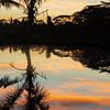 Sunrise on Bali with volcano Gunung Agung (part 3 trilogy) by Ellis Peeters