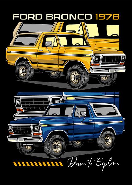 1978 Ford Bronco Car by Adam Khabibi