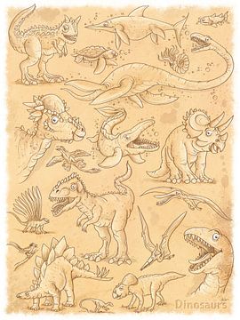 Dinosaurus van Stefan Lohr
