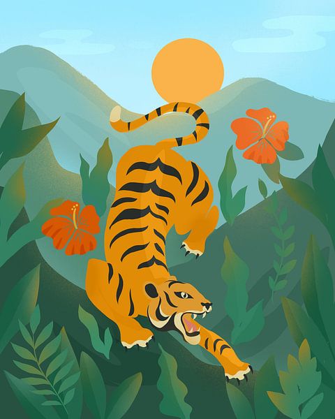 Dschungel-Tiger von Petra Lizde