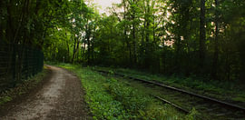 A path and railways by Armanto Brouka