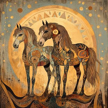 Horse Art | Quiet Horses by Zen and More