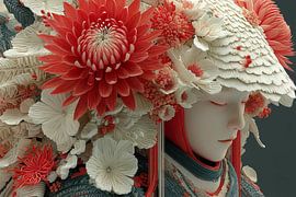 Picturesque Japanese art: Geisha