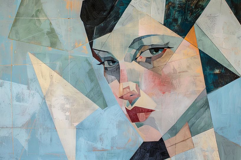 Femme abstraite par Poster Art Shop