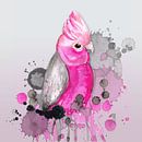 Roze kaketoe van Bianca Wisseloo thumbnail