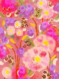 Abstract Puffy Flowers von Raissa Oltmanns