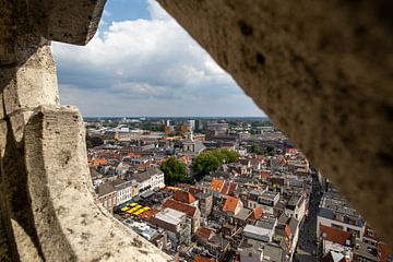 Panoramisch uitzicht vanaf de Grote Kerk te Breda