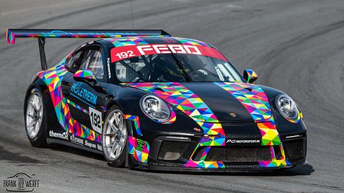 Porsche 911 GT3  op circuit Zandvoort.
