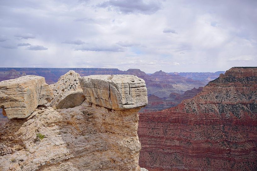 Enorme rotsen bij Mather Point van Frank's Awesome Travels